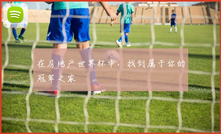 在房地产世界杯中，找到属于你的冠军之家
